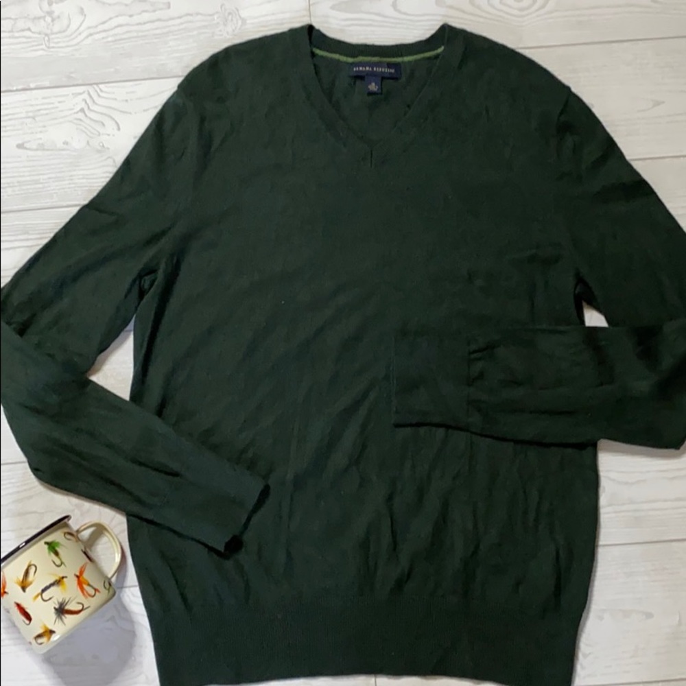 Banana republic army green sweater